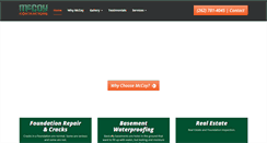 Desktop Screenshot of mccoycontractors.com